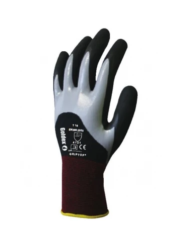 10 Gant 3-4 enduit doubleenduction nitrile griptop® t08