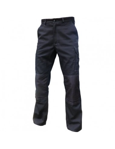 Pantalon typhon blanc gris poches genoux en 14404