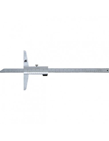 Jauge de profondeur inox trempe 0-200 mm