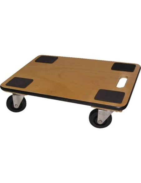 Plateau demenageur 4 roue plateau bois charge 300kg