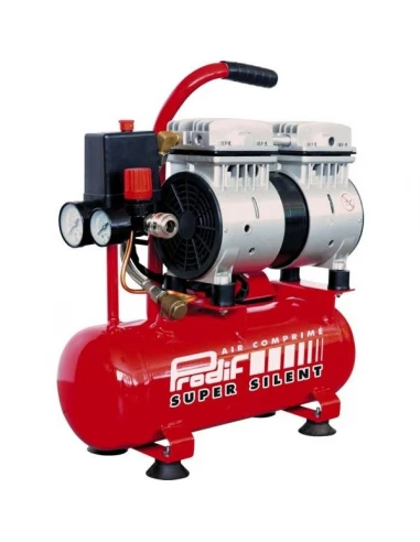 Compresseur silencieux 6 litres 0.75cv débit d4air aspir2 100l/m - prodif
