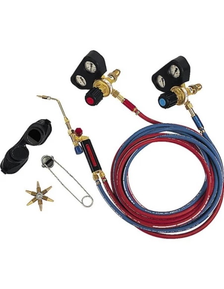 Equipement de soudage flamme detendeur o et a chalumeau