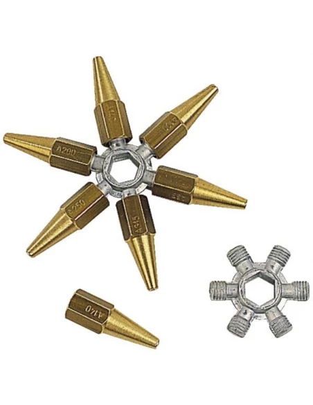 Ensemble de cles n° 0 avec 7 buses standard