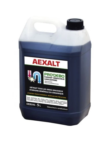 Déboucheur de canalisation prodebo surpuissant - bidon de 5 litres