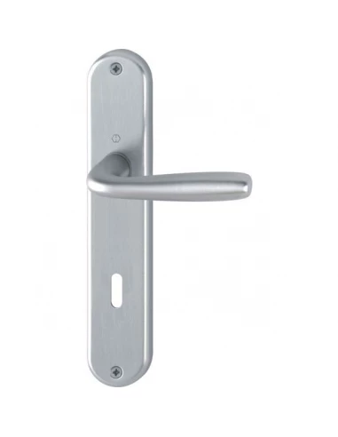Poignee sur plaque maribor 1766-3022f94 alu satine cle i