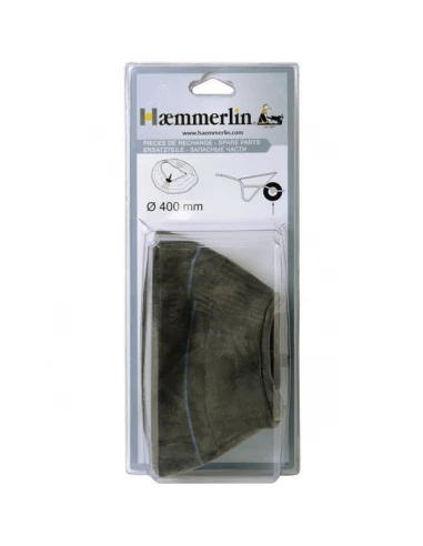 Chambre à air 400mm compatible avec toutes les roues de brouettes - Haemmerlin