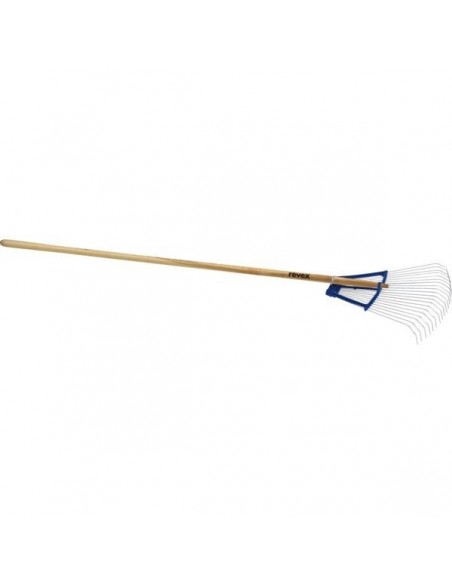 Balai a gazon bi-matiere 24 dents rondes - emmanche - REVEX