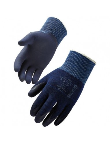 10 Gant tricote enduit nitrile ecran tactile taille 9