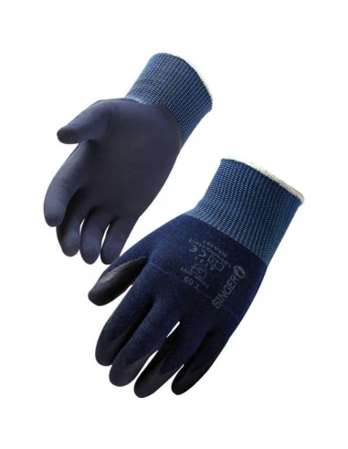 10 Gant sur cavalier tricote enduit nitirle ecran tactile t08