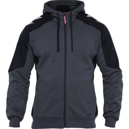 Sweat cardigan galaxy gris-noir t2xl