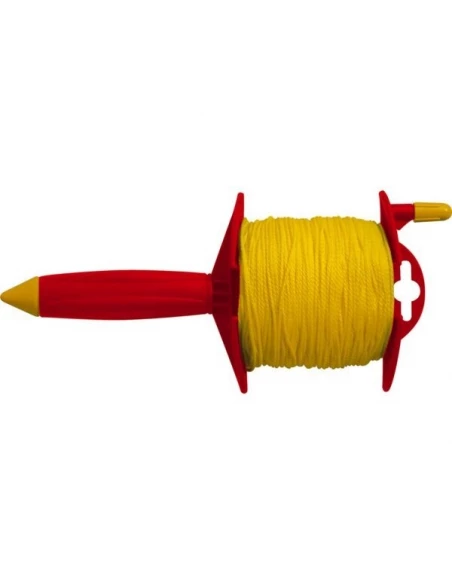 Cordeau 100mx1 5mm tresse sur enrouleur - TALIAPLAST