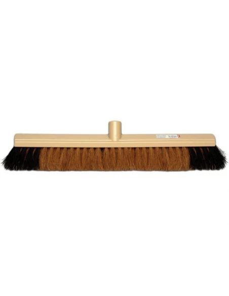 Balai industrie coco naturel renfort moustache long 60 cms