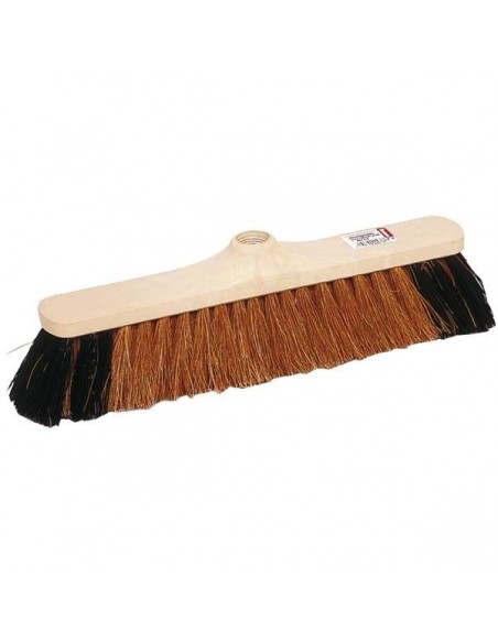 Balai Coco Pro 38cm Fibres de coco naturelles, usage intensif - BROSSERIE THOMAS