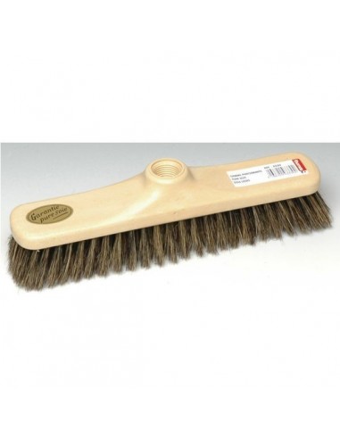 Tête De Balai Droit Homéa 29cm - Soies Premium Effet Bois Avec Douille - Compatible Tous Manches