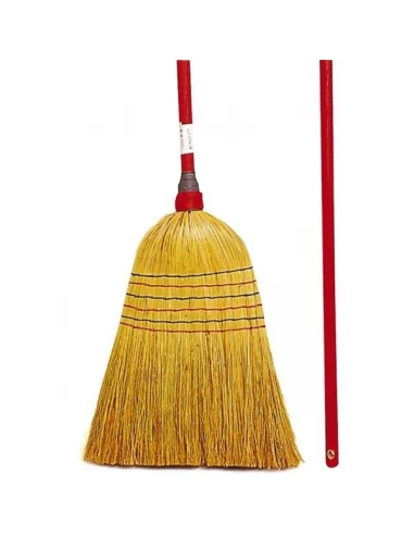 Balai paille de riz 5 fils poire roulee