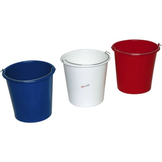 1 Seau menage rond 10 litres plastique couleur suivant arrivage