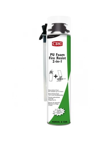 Mousse polyurethane pu coupe feu 2 en 1 aerosol 750 ml