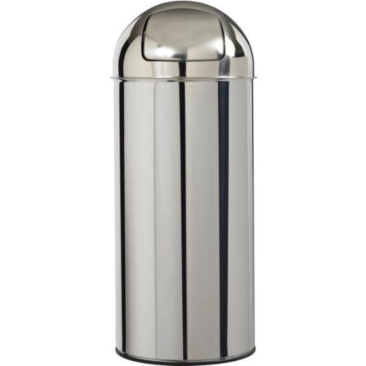 Poubelle push avec couverclecouvercle jaune