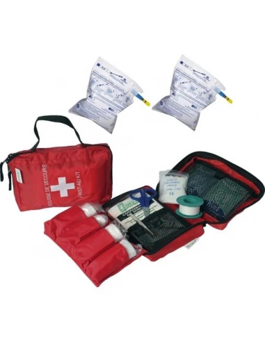 Trousse de secours flotte auto asep avec 2 ethylotests