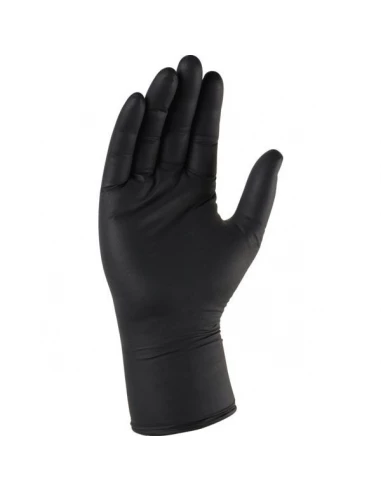 Gant fin nitrile noir -boite distributrice de100 gants- t10