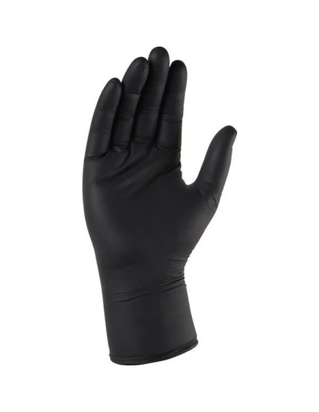 Gant fin nitrile noir -boîte distributrice de 100 gants- t07