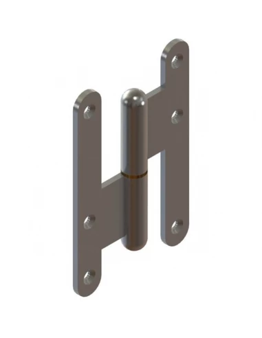 12 paumelle paris acier zing br droite 160x60