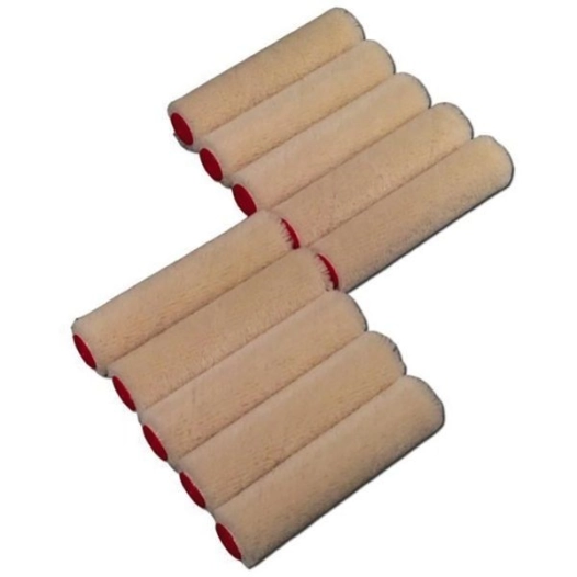 Mini rouleau antigoutte pattede lapin laqueur velours - boite de 10