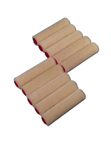 Mini rouleau antigoutte pattede lapin laqueur velours - boite de 10