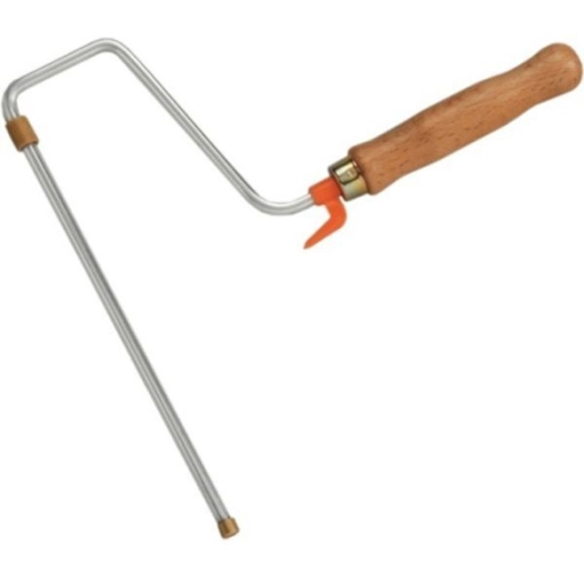 Monture pour rouleau peintre manche bois verni en 180 mm