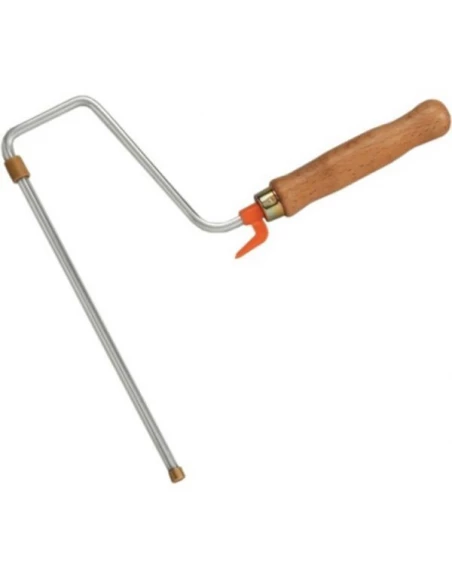 Monture pour rouleau peintre manche bois verni en 180 mm