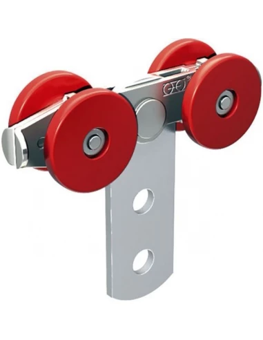 Chariot A 4 Galets Autoorientables en Nylon sur Axe Lisse 10 Kg – Force