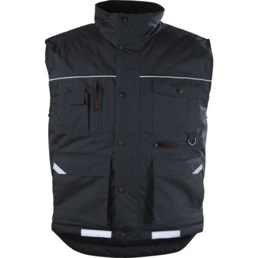Gilet multipoches ripstop noir taille s