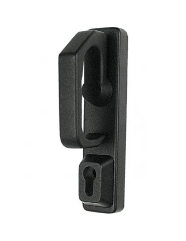 Fermeture antipanique applique lateral poignee rotativeargent