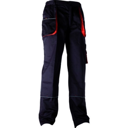 Pantalon marine-noir t2 poly-coton