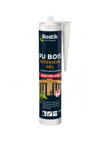 Colle Pu Bois Ext Gel Cart 310 Ml - BOSTIK