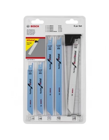 Pack 6 lames à scie sabre - BOSCH