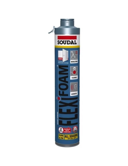 Mousse pu 750 ml soudal flexifoam
