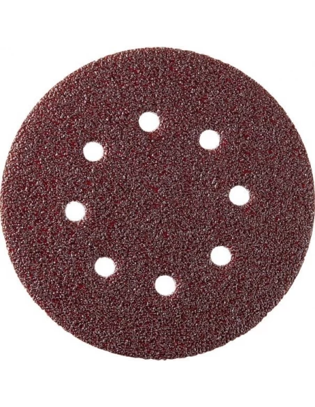 Lot 10 disques auto agrip perf6 trous cor brun d 150 gr 40