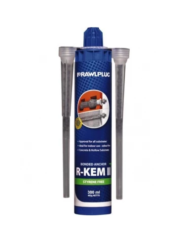 Résine de scellement chimique R-KEM-II - Ton pierre - 300 ml - RAWLPLUG