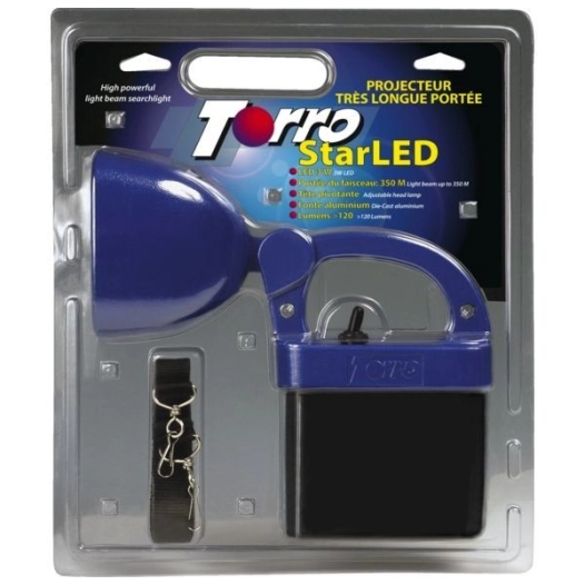 Projecteur torro led 3w et pile 4r25-2 saline lamdiv