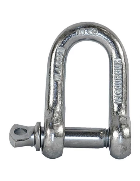 Manille droite inox aisi316 cmu 540kg coeff 5