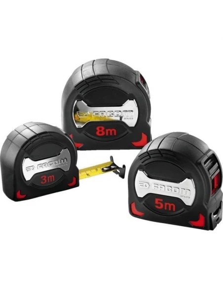 Mètre À Ruban 8m Boitier Grip 28mm - FACOM