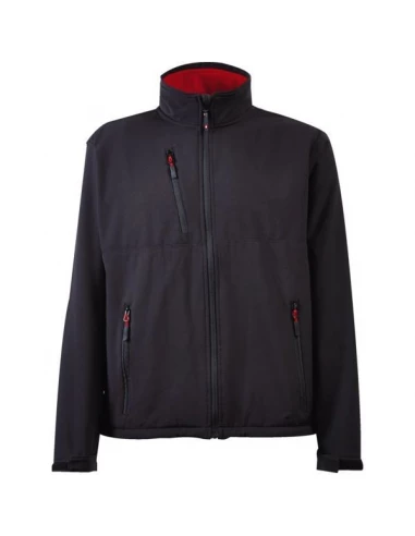 Veste softshell noir - rouge taille s