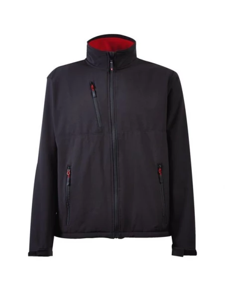 Veste softshell noir - rouge taille s