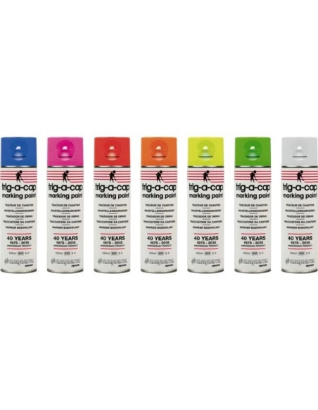 12 Traceur de chantier trig a cap650 ml bleu