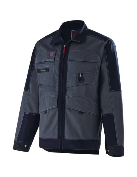 Blouson shear gris fonce-noirt0