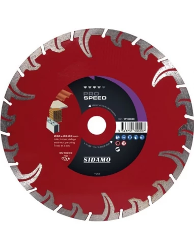 Disque diamant pro speed diam 125 x 22,23 x h 7,5
