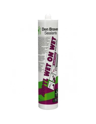20 Mastic acrylique wet-on-wet blanc 310 ml - DEN BRAVEN