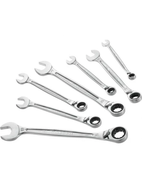 Jeu De 7 Clés Mixtes À Cliquet - Facom