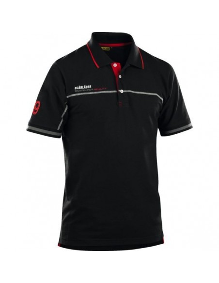 Poloshirt noir-rouge t xxl